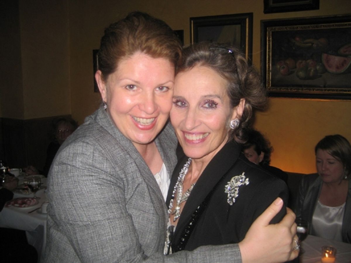 Klea Blackhurst and Andrea Marcovicci at Andrea Marcovicci's 60th Birthday Gala